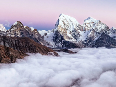 View of Himalayas